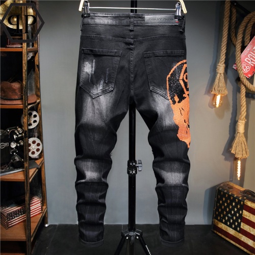 Replica Philipp Plein PP Jeans For Men #815584 $48.00 USD for Wholesale