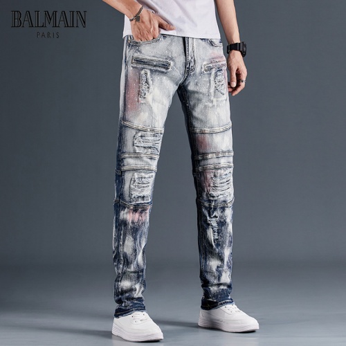Balmain Jeans For Men #815589 $48.00 USD, Wholesale Replica Balmain Jeans