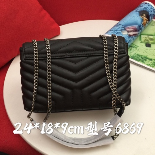 Replica Yves Saint Laurent YSL AAA Quality Shoulder Bags #815647 $88.00 USD for Wholesale
