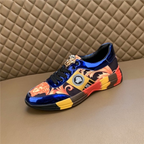 Replica Versace Casual Shoes For Men #815681 $76.00 USD for Wholesale