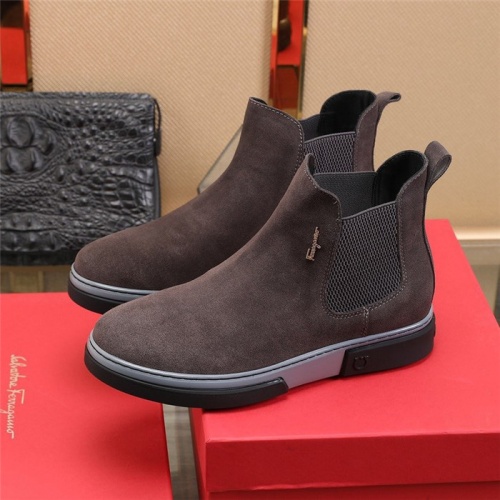 Replica Salvatore Ferragamo Boots For Men #815741 $88.00 USD for Wholesale