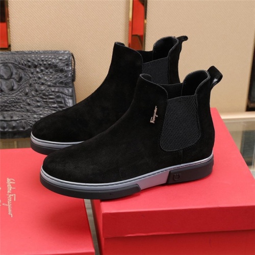 Replica Salvatore Ferragamo Boots For Men #815742 $88.00 USD for Wholesale