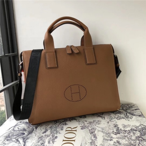 Replica Hermes AAA Man Handbags #816126 $183.00 USD for Wholesale