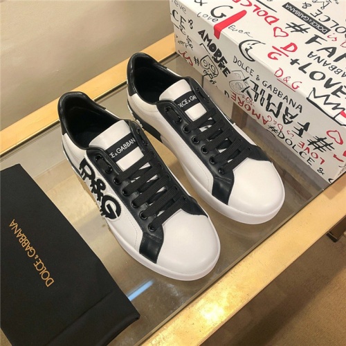 Replica Dolce & Gabbana D&G Casual Shoes For Men #816282 $76.00 USD for Wholesale
