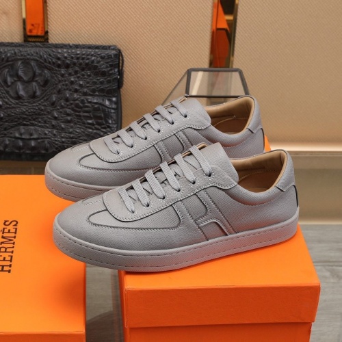 Replica Hermes Casual Shoes For Men #816539 $85.00 USD for Wholesale