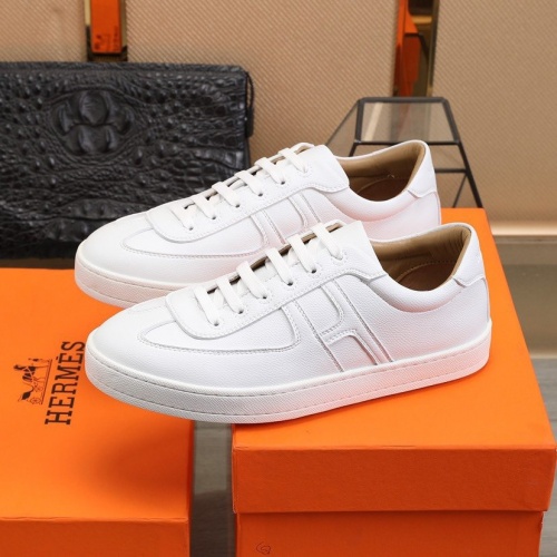 Replica Hermes Casual Shoes For Men #816541 $85.00 USD for Wholesale