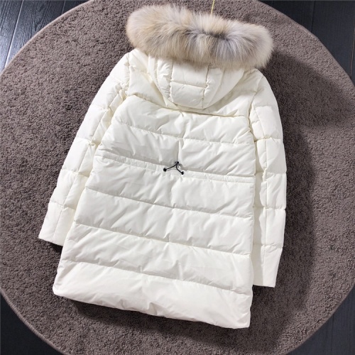 Replica Moncler Down Feather Coat Long Sleeved For Women #816565 $259.00 USD for Wholesale