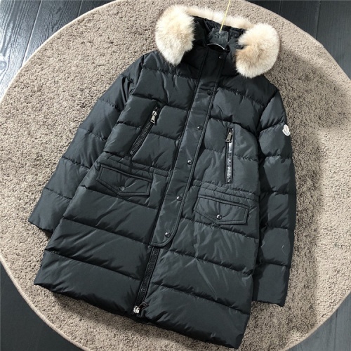 Moncler Down Feather Coat Long Sleeved For Women #816567 $259.00 USD, Wholesale Replica Moncler Down Feather Coat