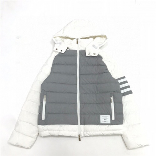 Replica Thom Browne Down Feather Coat Long Sleeved For Men #816597 $131.00 USD for Wholesale
