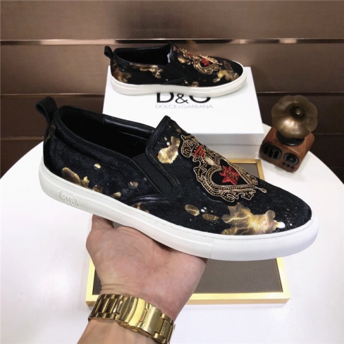 Replica Dolce & Gabbana D&G Casual Shoes For Men #816712 $80.00 USD for Wholesale