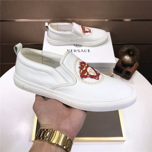 Replica Versace Casual Shoes For Men #816726 $80.00 USD for Wholesale