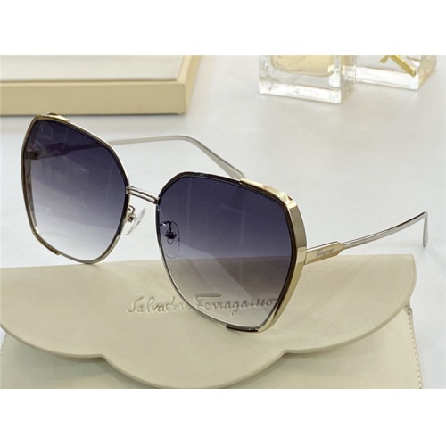 Salvatore Ferragamo AAA Quality Sunglasses #817040 $58.00 USD, Wholesale Replica Salvatore Ferragamo AAA Quality Sunglasses