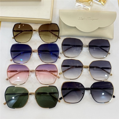 Replica Salvatore Ferragamo AAA Quality Sunglasses #817040 $58.00 USD for Wholesale