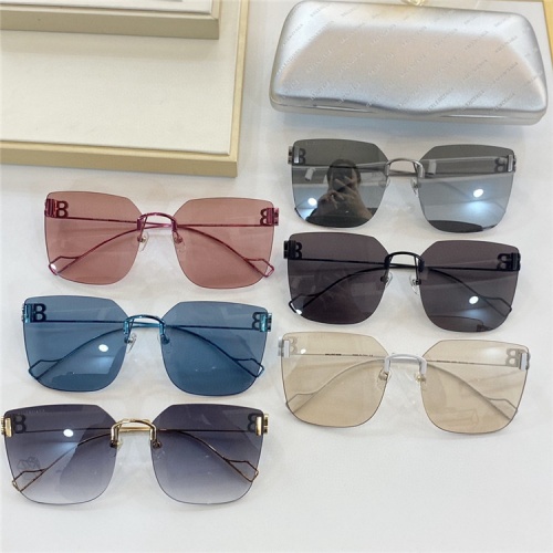 Replica Balenciaga AAA Quality Sunglasses #817079 $62.00 USD for Wholesale