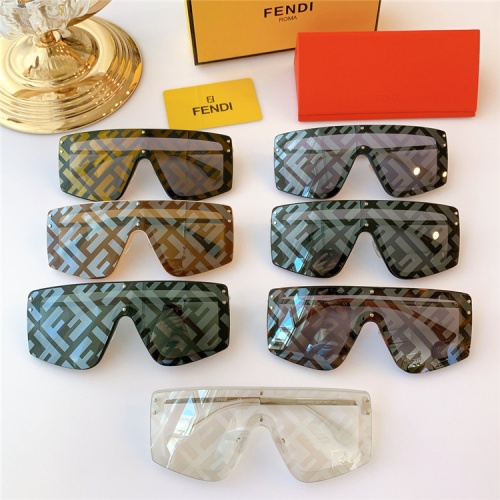 Replica Fendi AAA Quality Sunglasses #817091 $64.00 USD for Wholesale