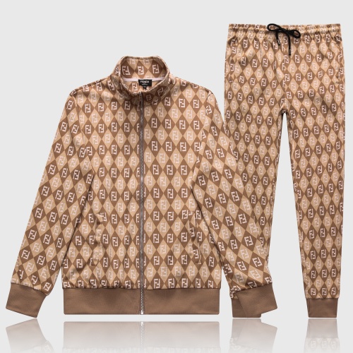 Fendi Tracksuits Long Sleeved For Men #817201 $85.00 USD, Wholesale Replica Fendi Tracksuits