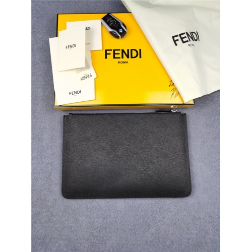 Replica Fendi AAA Man Wallets #817213 $92.00 USD for Wholesale