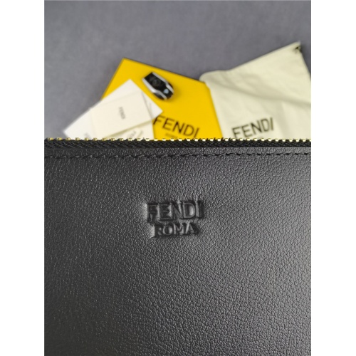 Replica Fendi AAA Man Wallets #817216 $98.00 USD for Wholesale