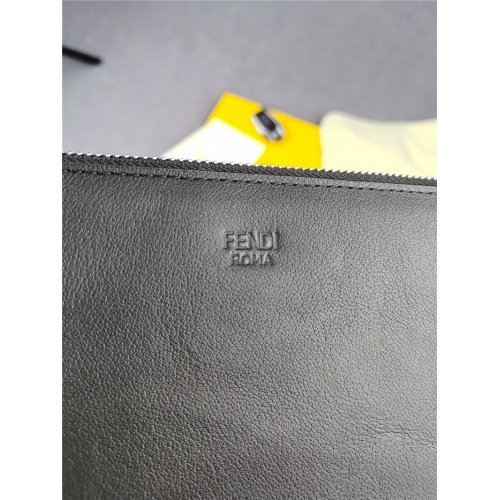 Replica Fendi AAA Man Wallets #817219 $98.00 USD for Wholesale