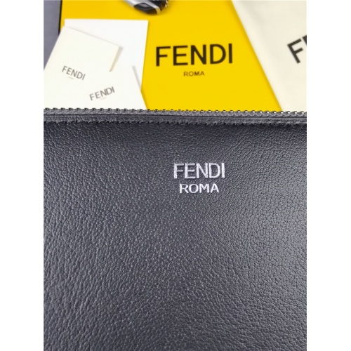 Replica Fendi AAA Man Wallets #817228 $102.00 USD for Wholesale