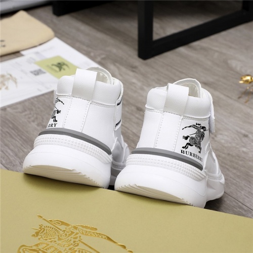 Replica Burberry High Tops Shoes For Men #817355 $80.00 USD for Wholesale