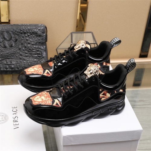 Replica Versace Casual Shoes For Men #817363 $80.00 USD for Wholesale