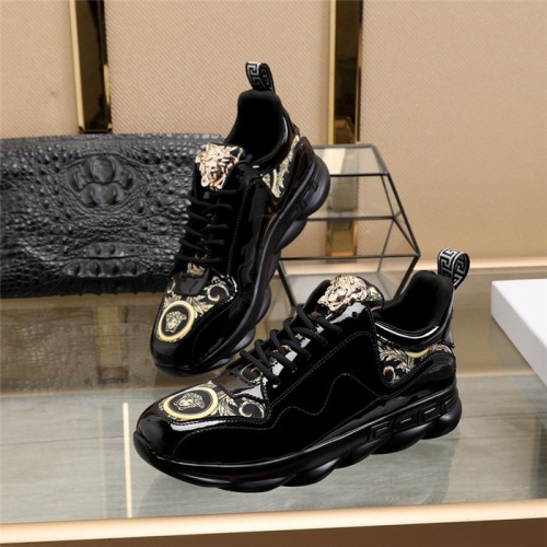 Versace Casual Shoes For Men #817364 $80.00 USD, Wholesale Replica Versace Casual Shoes