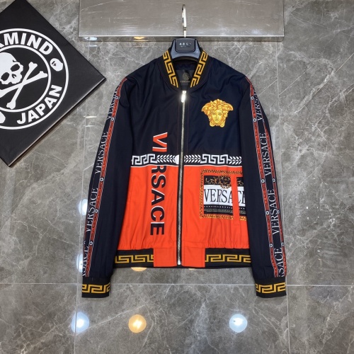 Versace Jackets Long Sleeved For Men #817449 $54.00 USD, Wholesale Replica Versace Jackets