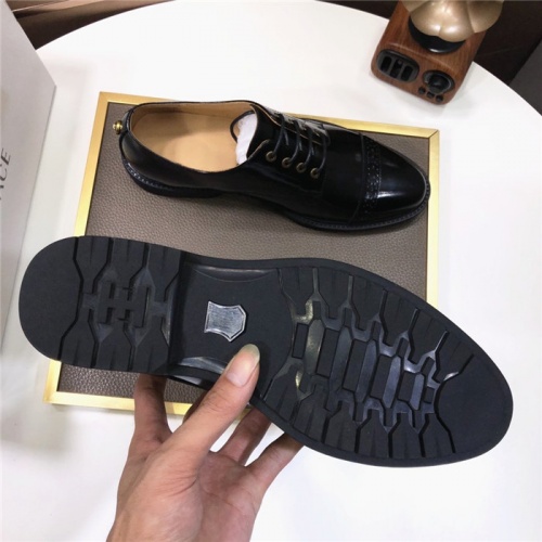 Replica Versace Leather Shoes For Men #817564 $102.00 USD for Wholesale