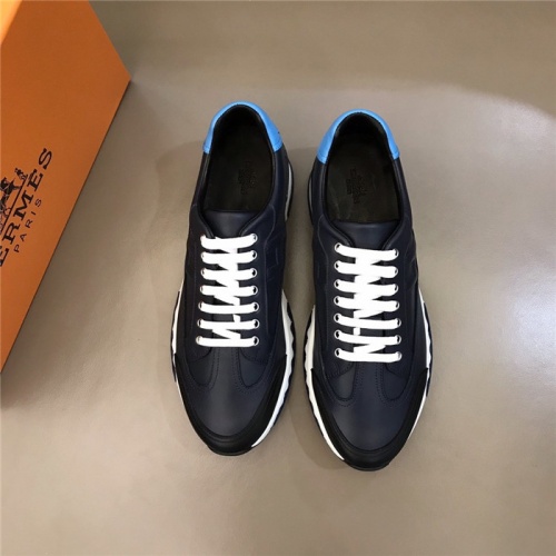 Replica Hermes Casual Shoes For Men #817597 $88.00 USD for Wholesale