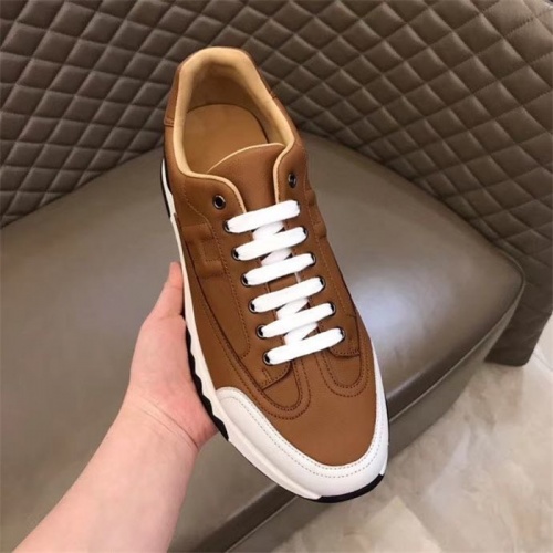 Replica Hermes Casual Shoes For Men #817600 $88.00 USD for Wholesale