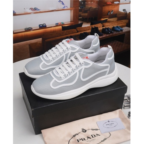 Prada Casual Shoes For Men #817837 $123.00 USD, Wholesale Replica Prada Casual Shoes