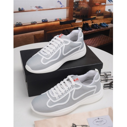 Replica Prada Casual Shoes For Men #817837 $123.00 USD for Wholesale