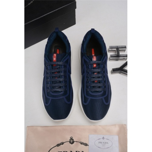 Replica Prada Casual Shoes For Men #817839 $123.00 USD for Wholesale