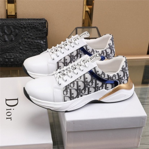 Replica Christian Dior Casual Shoes For Men #817947 $82.00 USD for Wholesale
