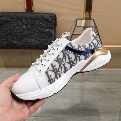 Replica Christian Dior Casual Shoes For Men #817947 $82.00 USD for Wholesale