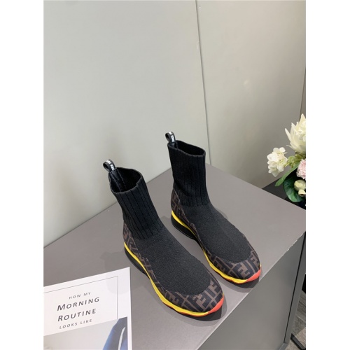 Replica Fendi Fashion Boots For Women #818022 $92.00 USD for Wholesale