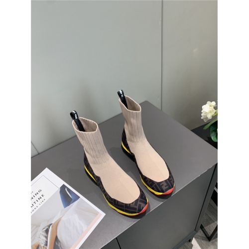 Replica Fendi Fashion Boots For Women #818023 $92.00 USD for Wholesale