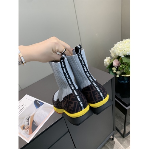 Replica Fendi Fashion Boots For Women #818024 $92.00 USD for Wholesale