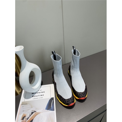 Replica Fendi Fashion Boots For Women #818024 $92.00 USD for Wholesale
