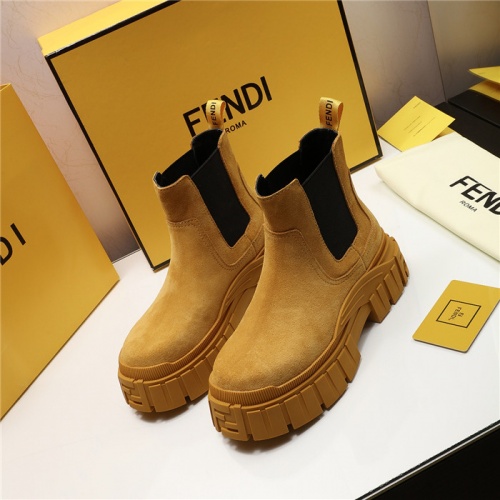 Fendi Fashion Boots For Women #818025 $115.00 USD, Wholesale Replica Fendi Fashion Boots