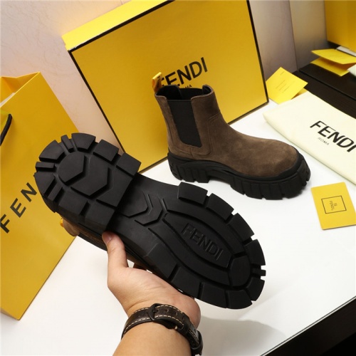 Replica Fendi Fashion Boots For Women #818026 $115.00 USD for Wholesale