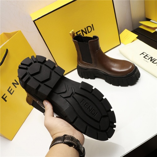Replica Fendi Fashion Boots For Women #818027 $115.00 USD for Wholesale