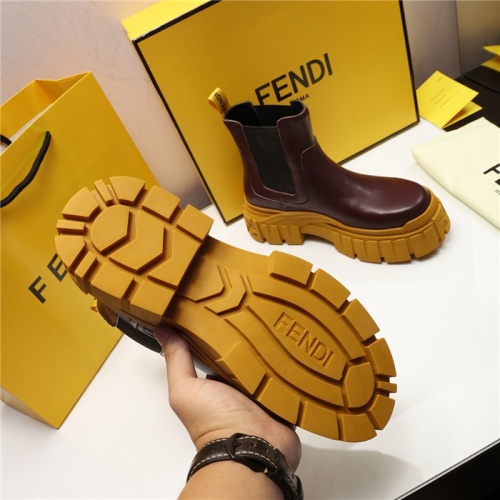 Replica Fendi Fashion Boots For Women #818028 $115.00 USD for Wholesale