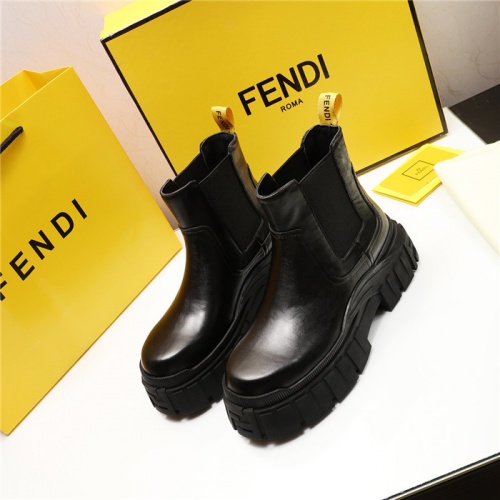 Fendi Fashion Boots For Women #818029 $115.00 USD, Wholesale Replica Fendi Fashion Boots