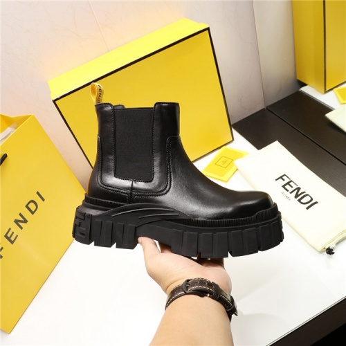 Replica Fendi Fashion Boots For Women #818029 $115.00 USD for Wholesale