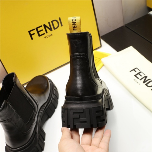 Replica Fendi Fashion Boots For Women #818029 $115.00 USD for Wholesale