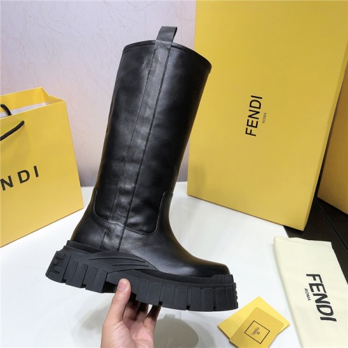 Replica Fendi Fashion Boots For Women #818034 $172.00 USD for Wholesale