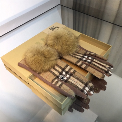Burberry Gloves For Women #818128 $42.00 USD, Wholesale Replica Burberry Gloves