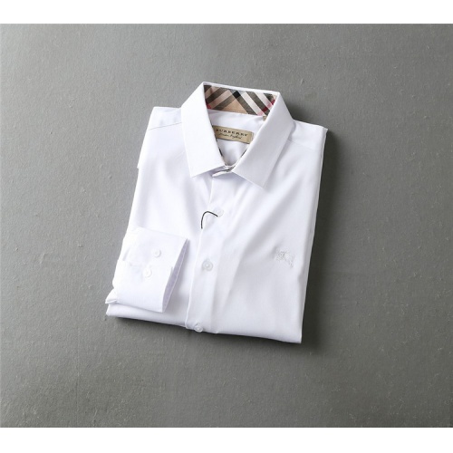 Replica Burberry Shirts Long Sleeved For Men #818151 $41.00 USD for Wholesale